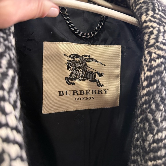 Burberry Prorsum / London Line Tweed Herringbone Peacoat / Double Breasted - Picture 10 of 17